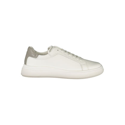 Calvin Klein White Polyurethane Men Sneaker 1728,67403481248,Calvin Klein,EU43/US10,EU44/US11,EU45/US12,EU46,Low Tops - Sneakers - Shoes,Men,New with tags,Shoes,Sneakers - Shoes,White