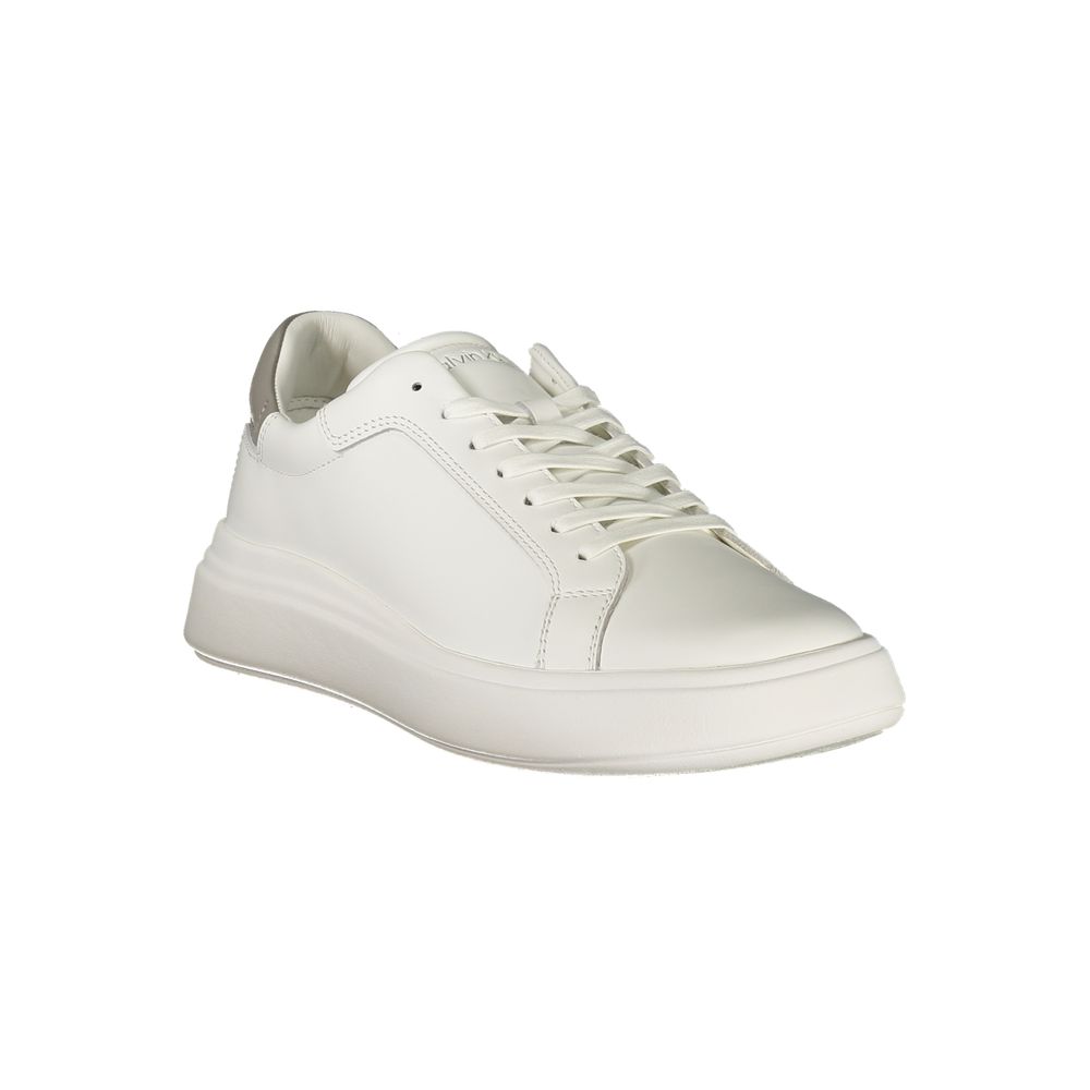 Calvin Klein White Polyurethane Men Sneaker 1728,67403481248,Calvin Klein,EU43/US10,EU44/US11,EU45/US12,EU46,Low Tops - Sneakers - Shoes,Men,New with tags,Shoes,Sneakers - Shoes,White