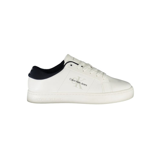 Calvin Klein Bianco Polyurethane Men Sneaker 1728,67403481248,Athletic - Sneakers - Shoes,Calvin Klein,EU40/US7,EU41/US8,EU42/US9,EU43/US10,EU44/US11,EU45/US12,Men,New with tags,Shoes,Sneakers - Shoes,White