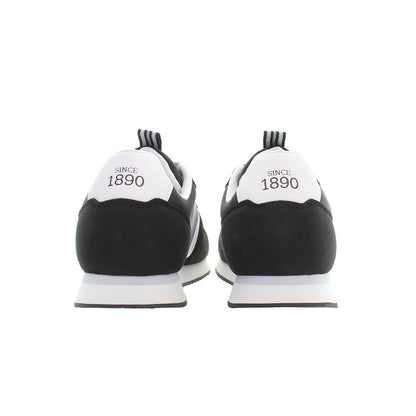 U.S. POLO ASSN. Black Polyester Men Sneaker 1728,67403481248,Athletic - Sneakers - Shoes,Black,EU43/US10,EU44/US11,EU45/US12,Men,New with tags,Shoes,Sneakers - Shoes,U.S. POLO ASSN.