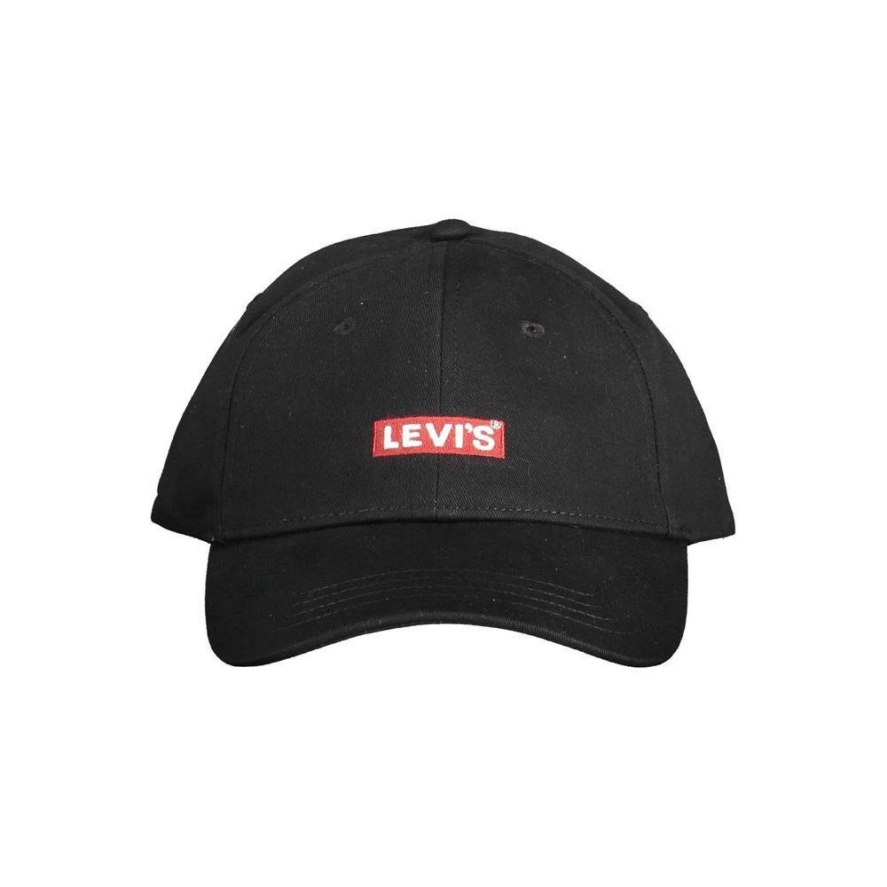 Levi's Black Cotton Men Cap LE-37920