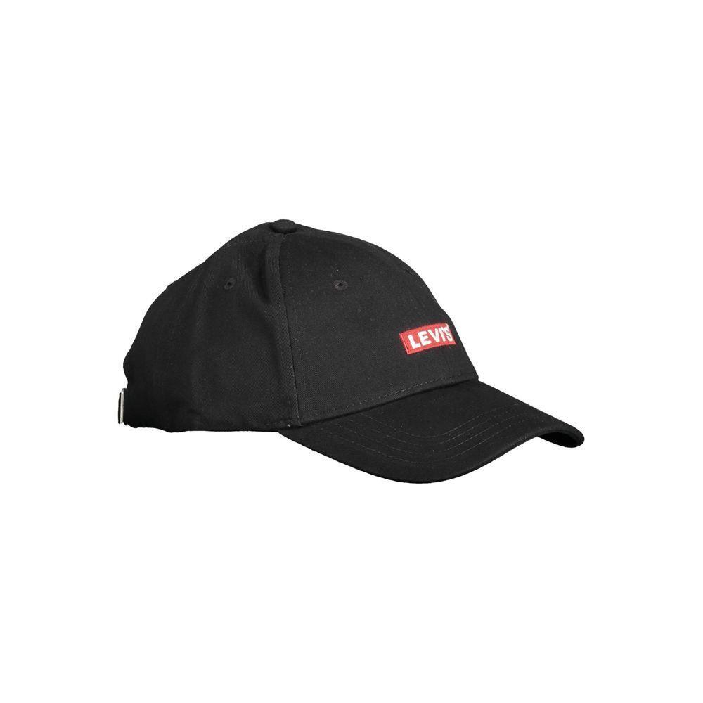 Levi's Black Cotton Men Cap LE-37920