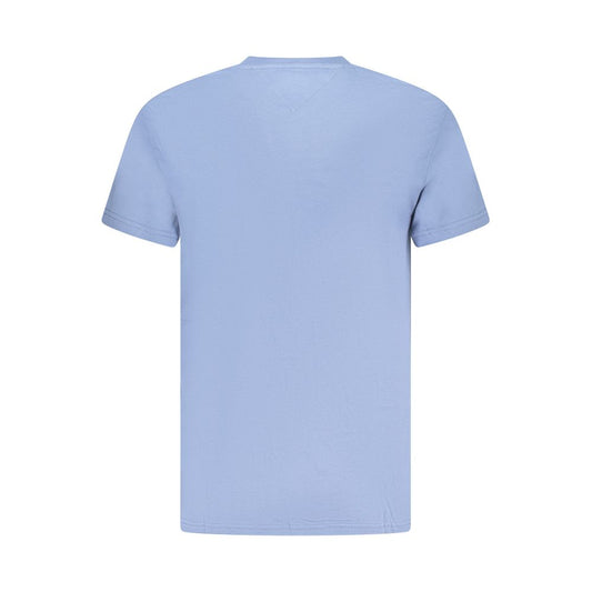 Tommy Hilfiger Blue Cotton Men T-Shirt TO-38472-XL