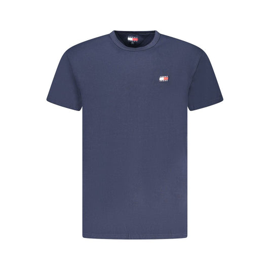 Tommy Hilfiger Blue Cotton Men T-Shirt TO-38471-S