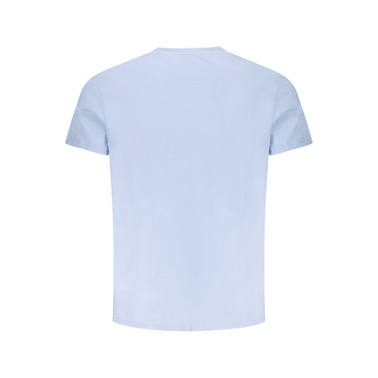 Tommy Hilfiger Blue Cotton Men T-Shirt TO-38479-L