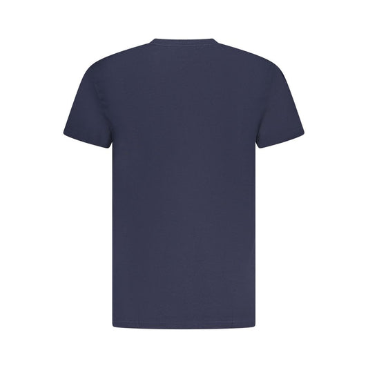 Tommy Hilfiger Blue Cotton Men T-Shirt TO-38477-S