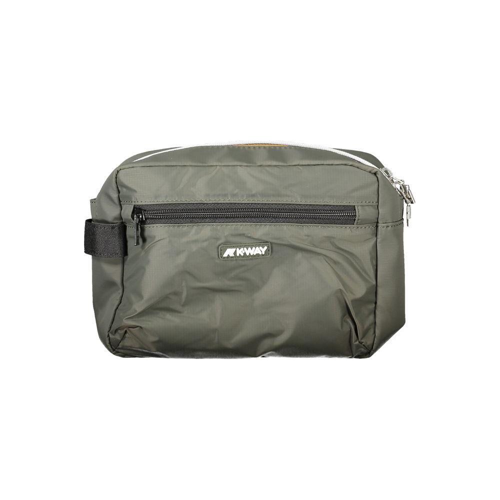 K-WAY Green Polyamide Men Leather Accessory KW-38731