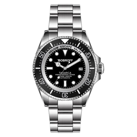 Bobroff Gray Stainless Steel Watch BOBF001AC
