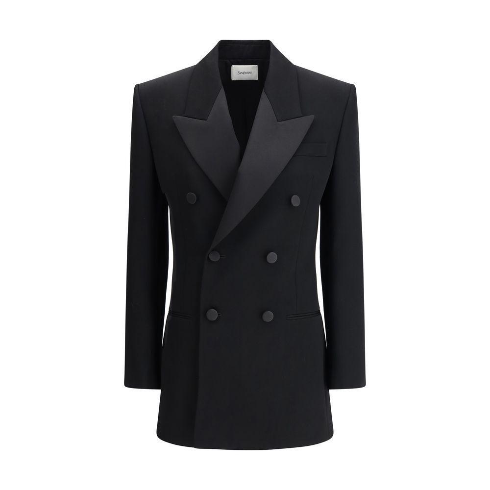 Saint Laurent Double-breasted Blazer Dress SA-811432Y7E631000-34
