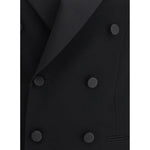 Saint Laurent Double-breasted Blazer Dress SA-811432Y7E631000-34