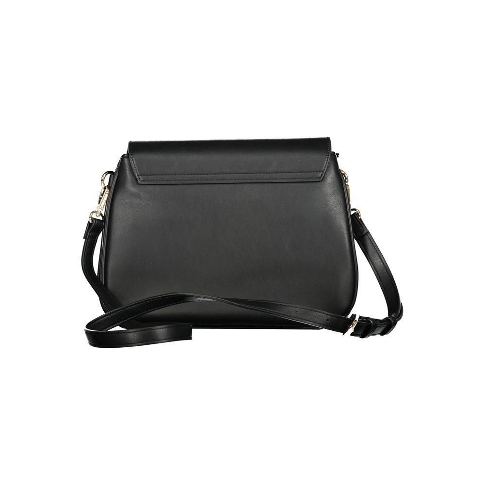 Front view with bag zipped and handles upright.