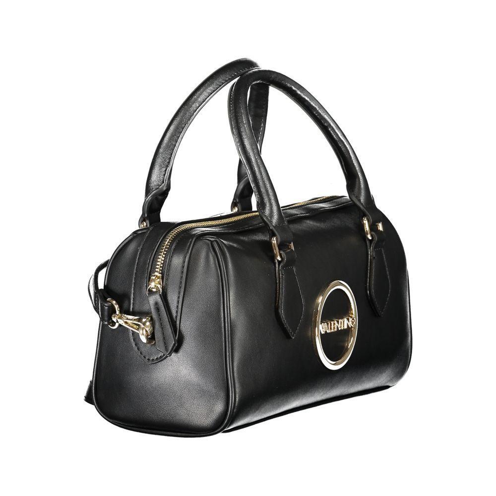 Front view with bag zipped and handles upright.