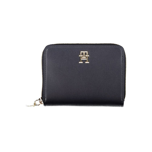 Tommy Hilfiger Blue Polyurethane Women Wallet