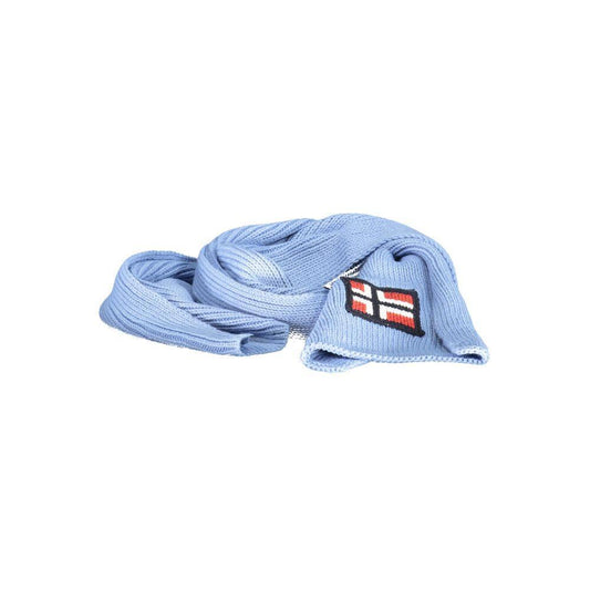 Norway 1963 Blue Marabou Scarf NO-25585