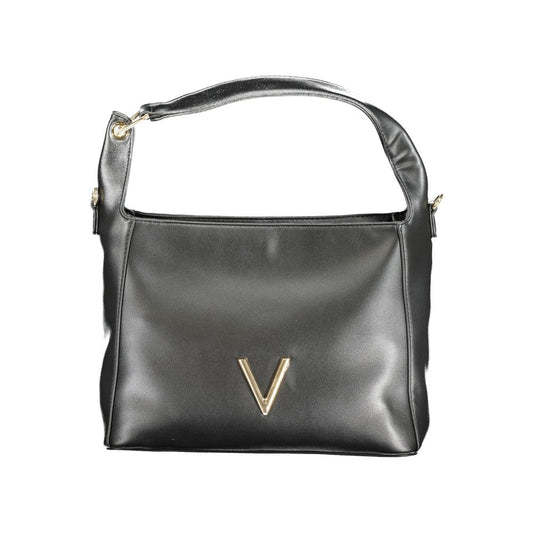 Mario Valentino Black Polyurethane Women's Shoulder Bag 1728,67403481248,Bags,Black,Handbags - Bags,Mario Valentino,New with tags,Women