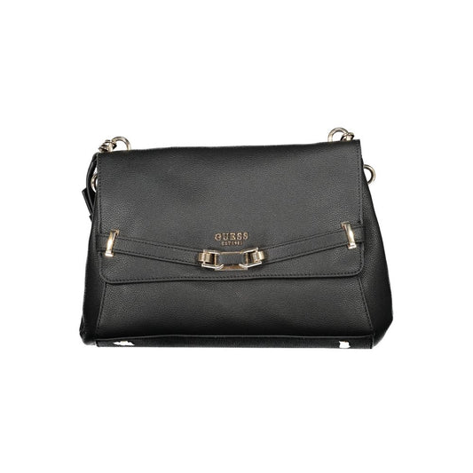 Guess Jeans Black Polyurethane Women's Handbag 1728,67403481248,Bags,Black,Guess Jeans,Handbags - Bags,New with tags,Women