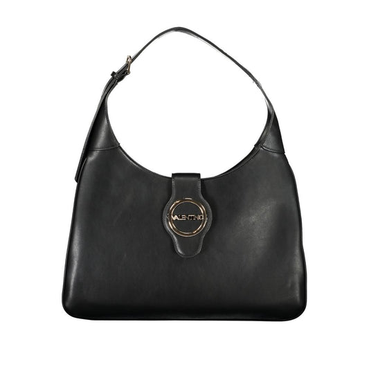 Mario Valentino Black Polyurethane Women Handbag 1728,67403481248,Bags,Black,Handbags - Bags,Mario Valentino,New with tags,Women
