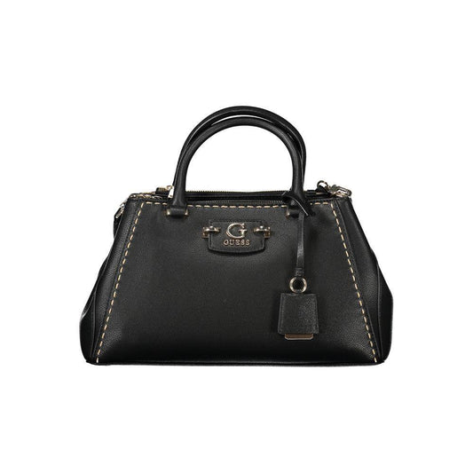 Guess Jeans Black Polyethylene Handbag GU-34825