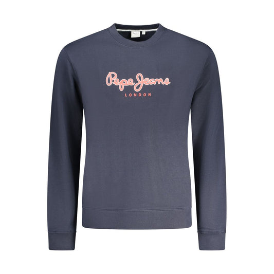 Pepe Jeans Blue Cotton Sweater PE-35279-S