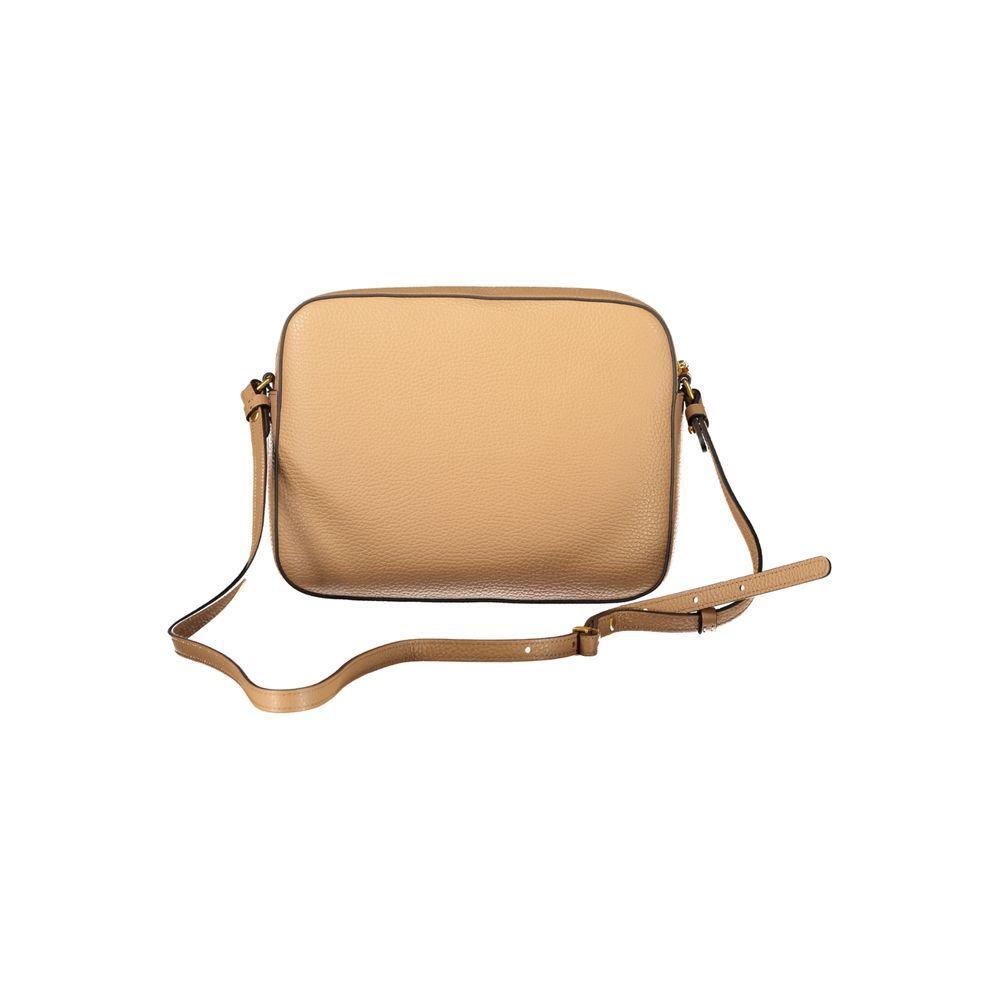 Front view with bag zipped and handles upright.