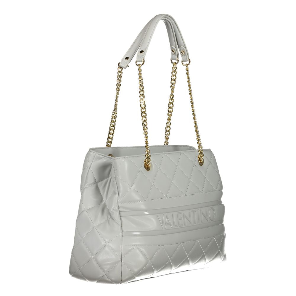 Mario Valentino Gray Polyethylene Handbag VA-36069