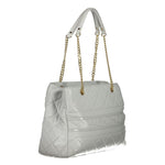 Mario Valentino Gray Polyethylene Handbag VA-36069