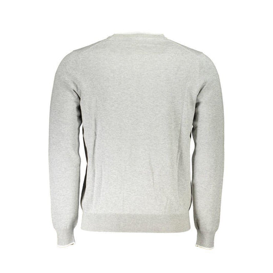 North Sails Gray Cotton Sweater NO-20260-XL
