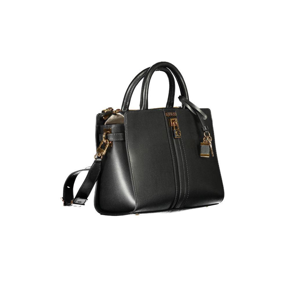 Guess Jeans Black Polyethylene Handbag GU-17254
