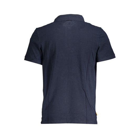 Timberland Blue Cotton Polo Shirt TI-18608-L