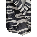 Retrofête Black And White Cotton Blazer RE-928420051604-XXS