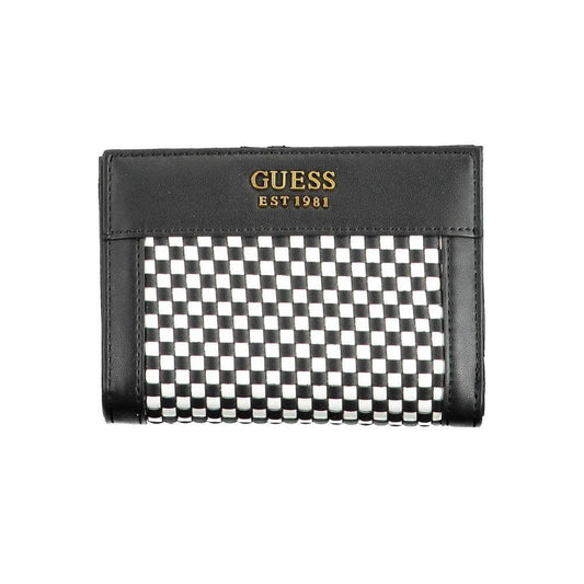 Guess Jeans Black Polyethylene Wallet GU-14429
