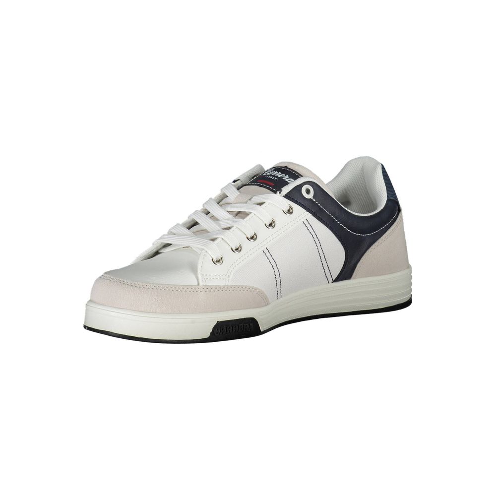 Carrera White Polyurethane Men Sneaker 1728,67403481248,Carrera,EU44/US11,Low Tops - Sneakers - Shoes,Men,New with tags,Shoes,Sneakers - Shoes,White