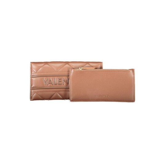 Mario Valentino Brown Polyethylene Women Wallet VA-39159