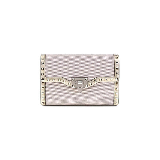 Valentino Garavani Small canvas Rockstud Shoulder Bag