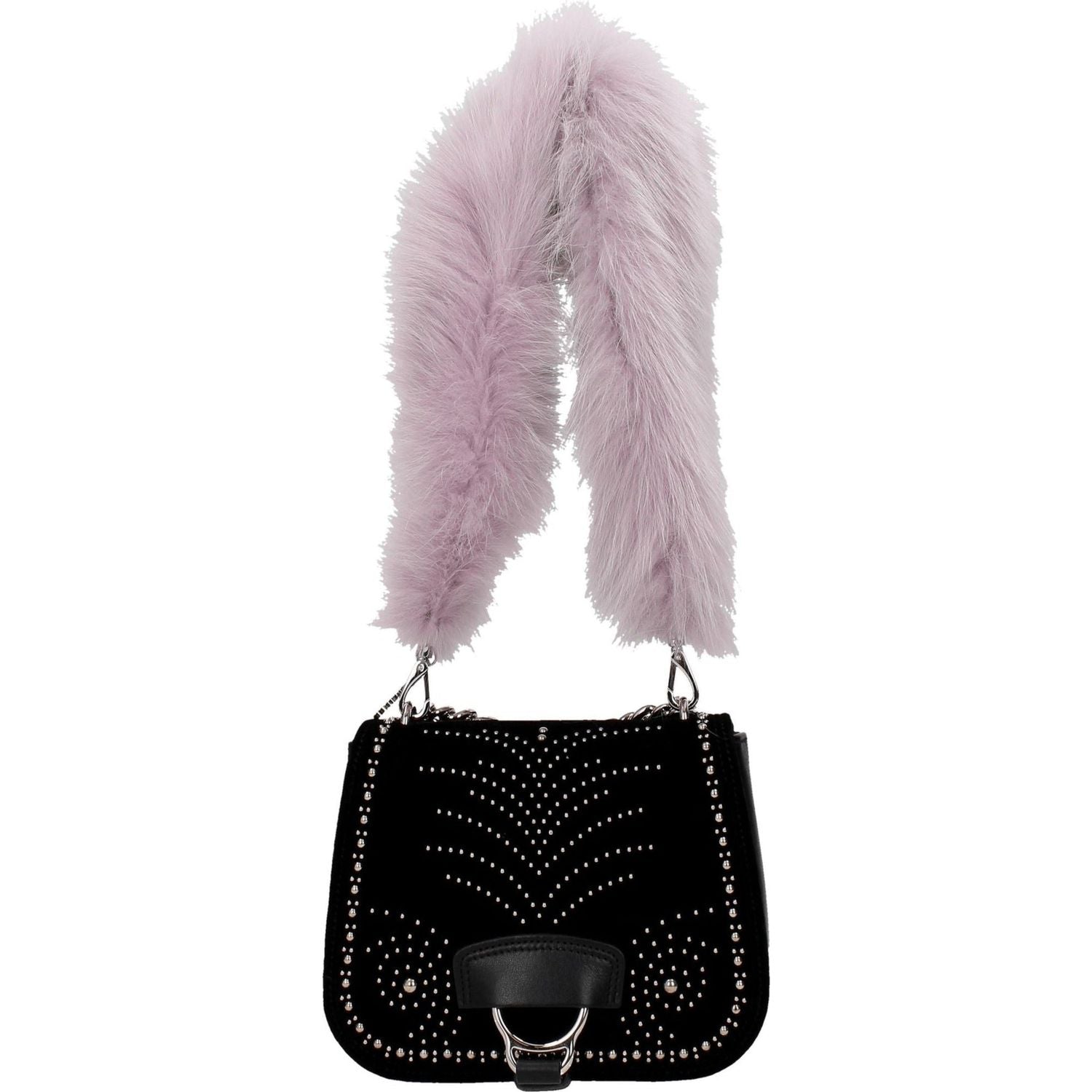 Front view with bag zipped and handles upright.