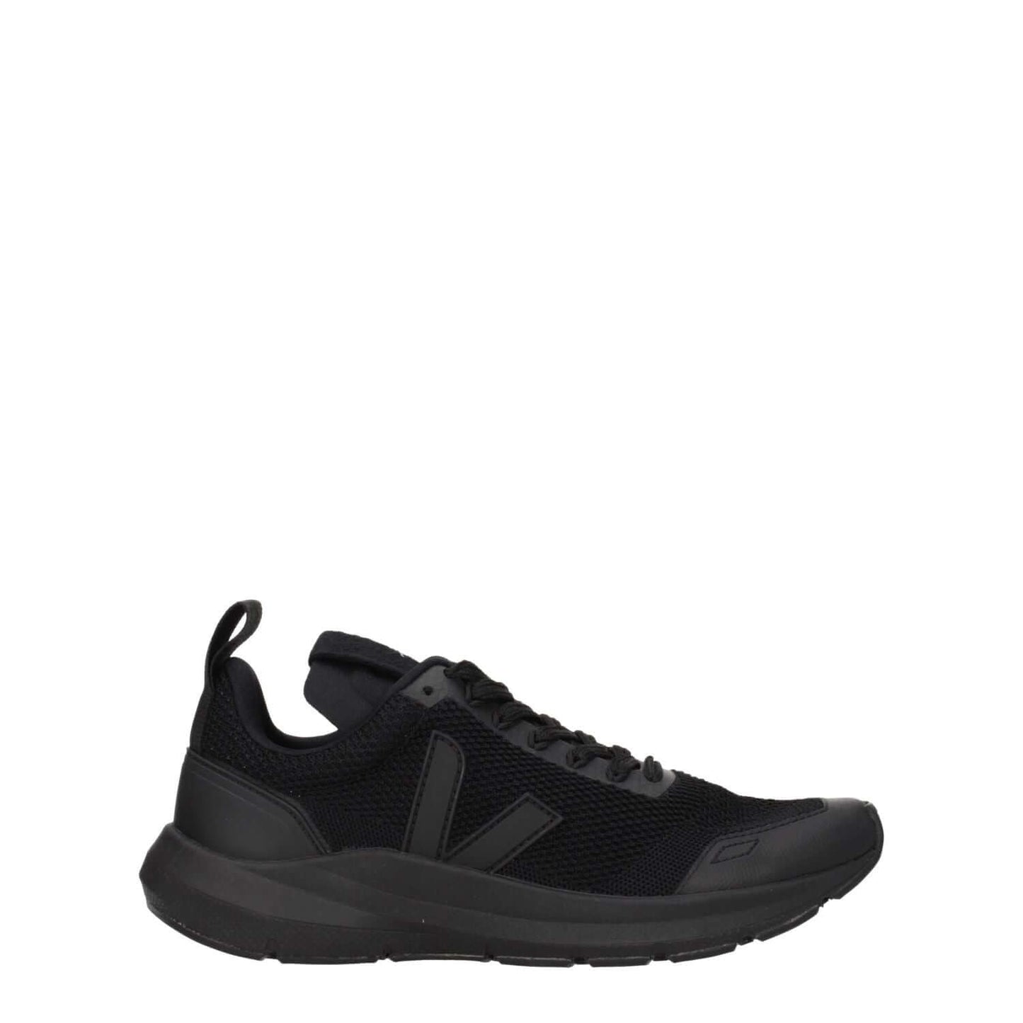 Veja Black Fabric Athletic Sneakers