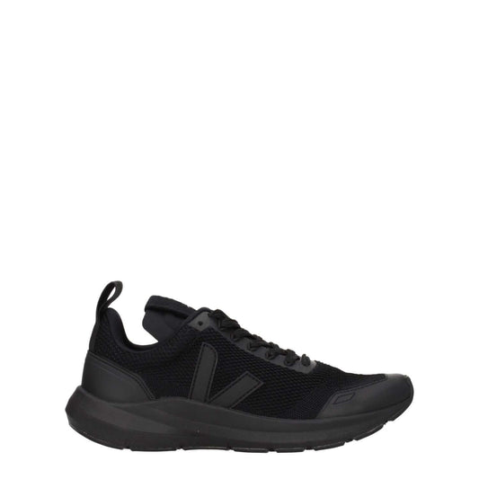 Veja Black Fabric Athletic Sneakers