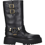 Celine Gold Leather Ankle Boots CE-8547288580361-EU41/US11