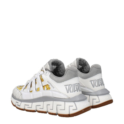 Versace White Fabric Athletic Sneakers 1728,75667636384,Athletic - Sneakers - Shoes,EU35.5/US5.5,EU36/US6,EU37.5/US7.5,EU37/US7,EU38.5/US8.5,EU39/US9,New with tags,Shoes,Sneakers - Shoes,Versace,White,Women