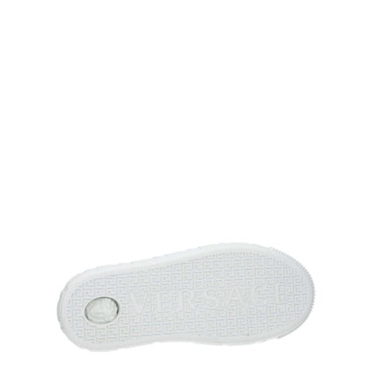 Versace White Leather Low Top Sneakers 1728,75667636384,EU35.5/US5.5,EU35/US5,Low Tops - Sneakers - Shoes,New with tags,Shoes,Sneakers - Shoes,Versace,White,Women
