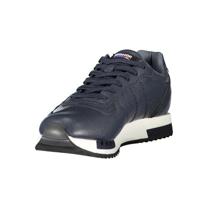 Blauer Blue Polyurethane Men's Sneaker 1728,67403481248,Athletic - Sneakers - Shoes,Blauer,Blue,EU40/US7,EU42/US9,EU43/US10,EU44/US11,EU45/US12,Men,New with tags,Shoes,Sneakers - Shoes
