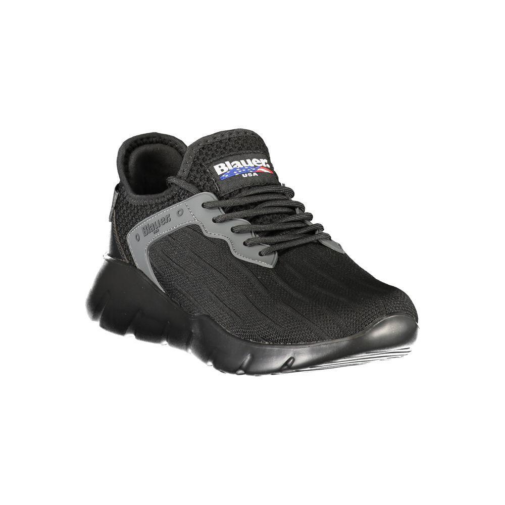 Blauer Black Polyester Men Sneaker BL-39247-EU40/US7