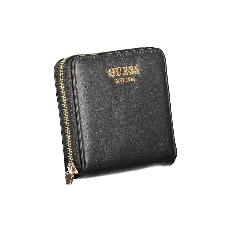 Guess Jeans Black Polyethylene Women Wallet