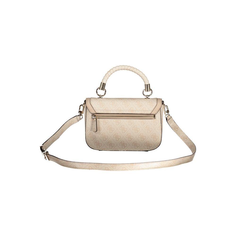 Front view with bag zipped and handles upright.