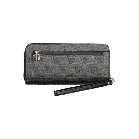 Guess Jeans Black Polyethylene Women Wallet GU-39280
