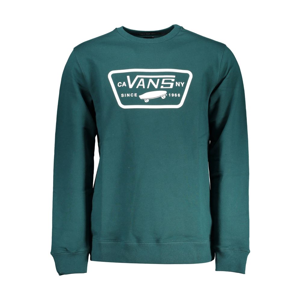 Vans Verde Cotton Men Sweatshirt 1728,67403481248,Clothing,Green,M,Men,New with tags,S,Sportswear - Clothing,Sweaters - Clothing,Sweatshirt - Sportswear - Clothing,Sweatshirts - Sweaters - Clothing,Vans,XS