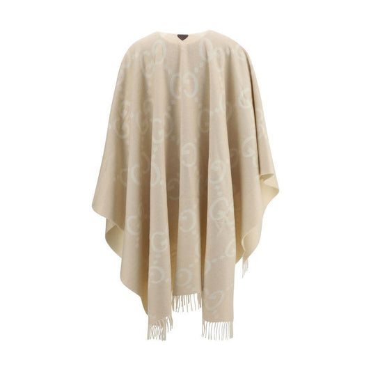 Gucci Cashmere Cape GU-7743084GABX9877-ONE SIZE