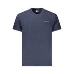 Tommy Hilfiger Blue Cotton Men T-Shirt TO-39319-S