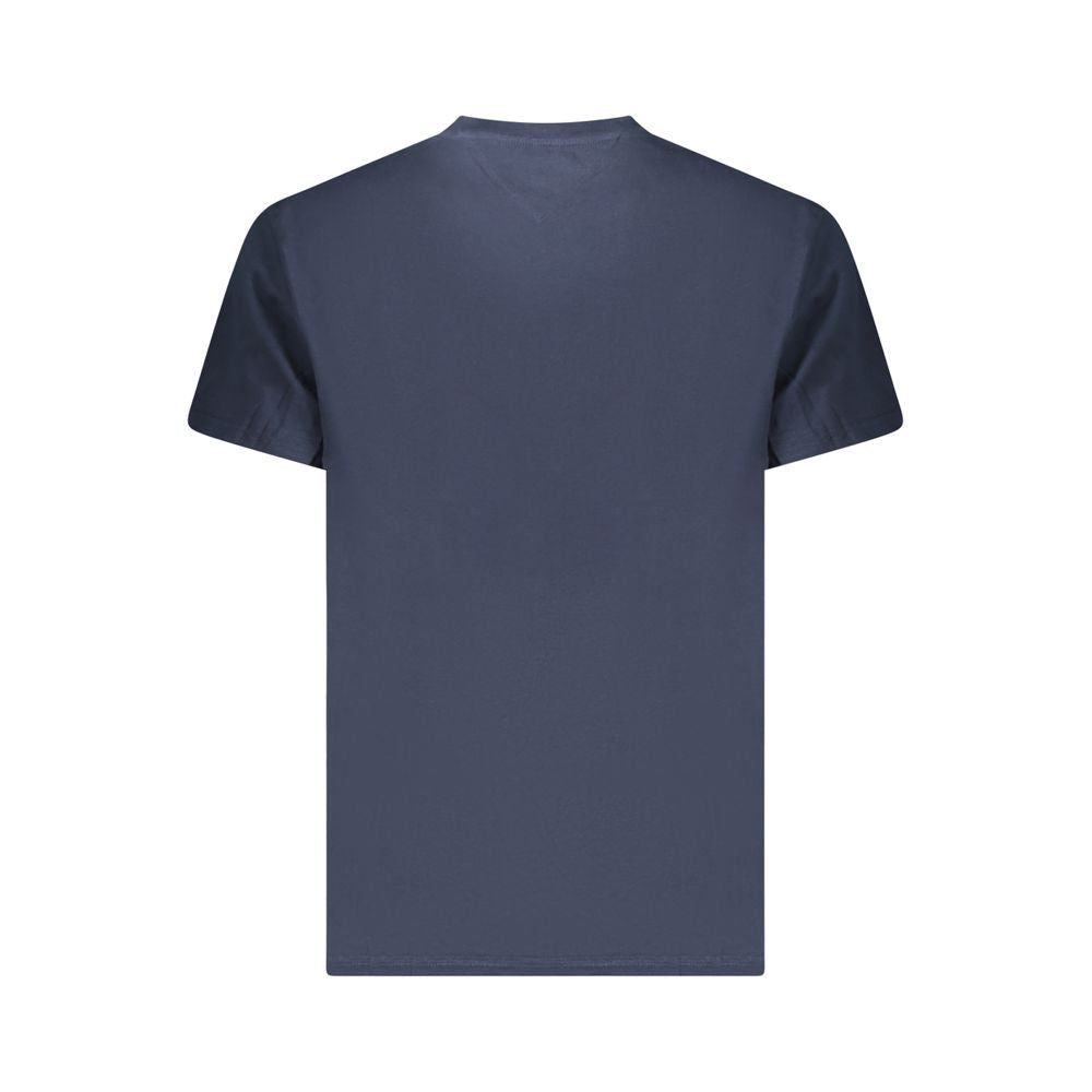 Tommy Hilfiger Blue Cotton Men T-Shirt TO-39319-S