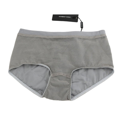 Dolce & Gabbana Underwear Silver With Net Silk Bottoms